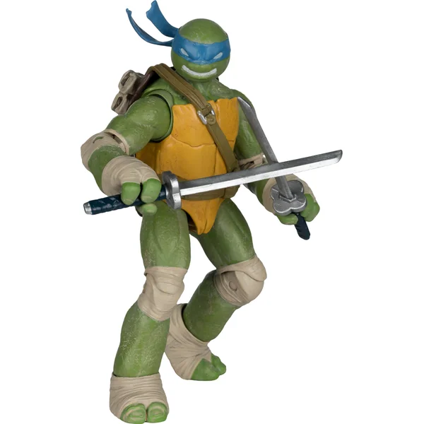 Figurine McFarlane avec bande dessinée Teenage Mutant Ninja Turtles Leonardo 5in Action