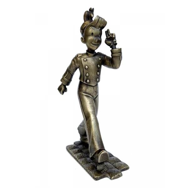 Figurine Pixi Atelier Bronze Spirou et Spip en marche (Emile Bravo) 5507