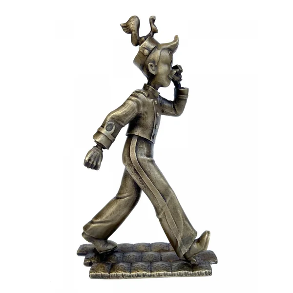 Figurine Pixi Atelier Bronze Spirou et Spip en marche (Emile Bravo) 5507
