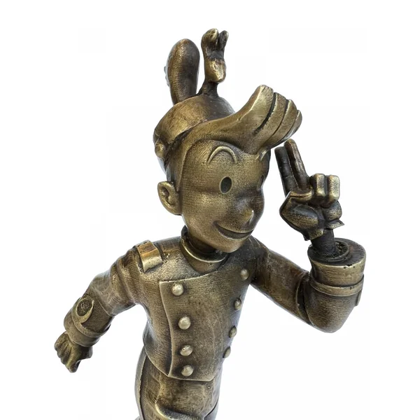 Figurine Pixi Atelier Bronze Spirou et Spip en marche (Emile Bravo) 5507