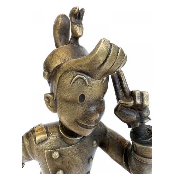 Figurine Pixi Atelier Bronze Spirou et Spip en marche (Emile Bravo) 5507