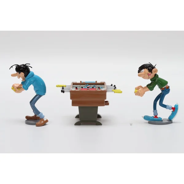 Figurine Pixi classique Gaston Lagaffe: le babyfoot Gaston et Lebrac 2025 (06662)