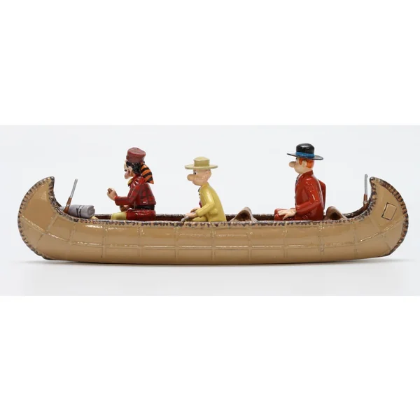 Figurine Pixi Classique Les Tuniques Bleues l'Or du Québec - le canoë 2024 (2380)