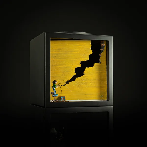 Figurine Pixi Gaston Lagaffe: Gaston et la perceuse, collection Pixirama 2024 (06804)