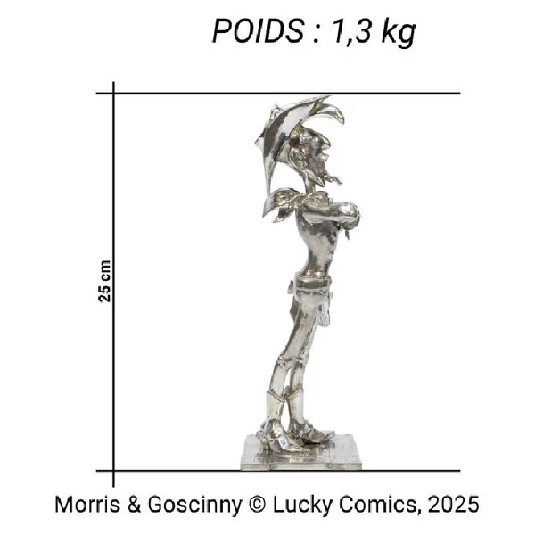 Figurine Pixi Les Etains Collection Lucky Luke Le cavalier blanc 2025 (5750)