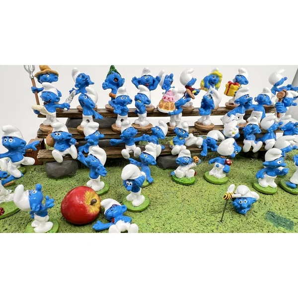 Figurine Pixi Les Schtroumpfs: la photo de famille des Schtroumpfs 6487