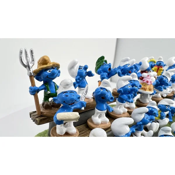 Figurine Pixi Les Schtroumpfs: la photo de famille des Schtroumpfs 6487