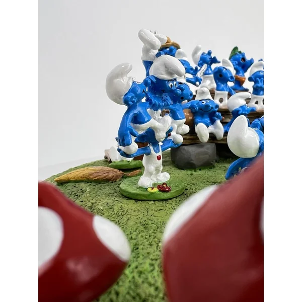 Figurine Pixi Les Schtroumpfs: la photo de famille des Schtroumpfs 6487