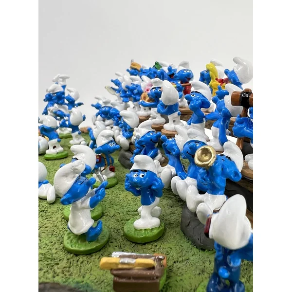 Figurine Pixi Les Schtroumpfs: la photo de famille des Schtroumpfs 6487