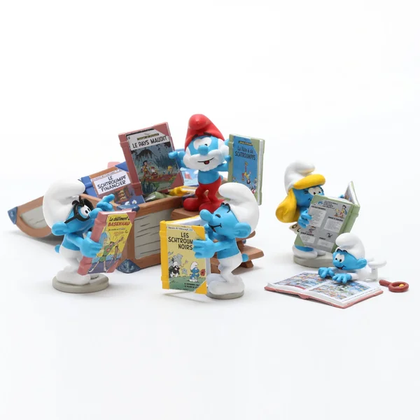 Figurine Pixi Les Schtroumpfs: le coffre à BD des Schtroumpfs, collection Pixi Classique 2024 (3048)