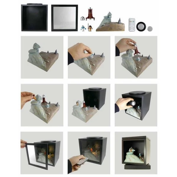 Figurine Pixi Les Schtroumpfs: Le Cosmoschtroumpf, collection Pixirama 2024 (06802)