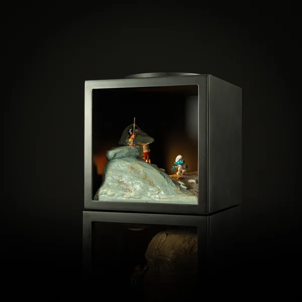 Figurine Pixi Les Schtroumpfs: Le Cosmoschtroumpf, collection Pixirama 2024 (06802)