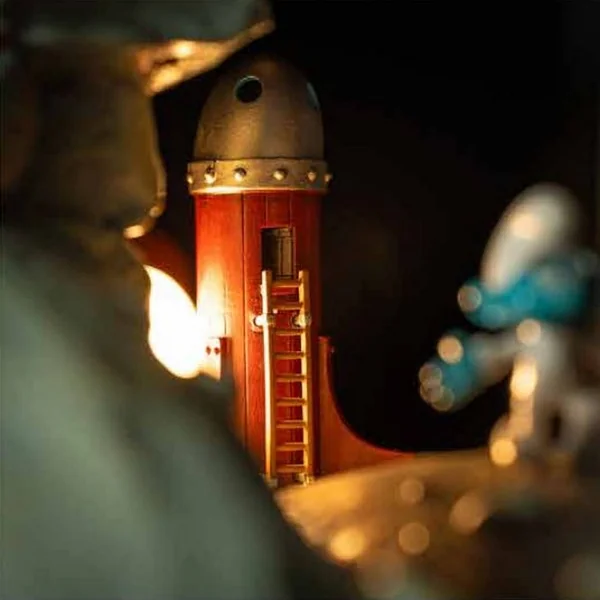 Figurine Pixi Les Schtroumpfs: Le Cosmoschtroumpf, collection Pixirama 2024 (06802)