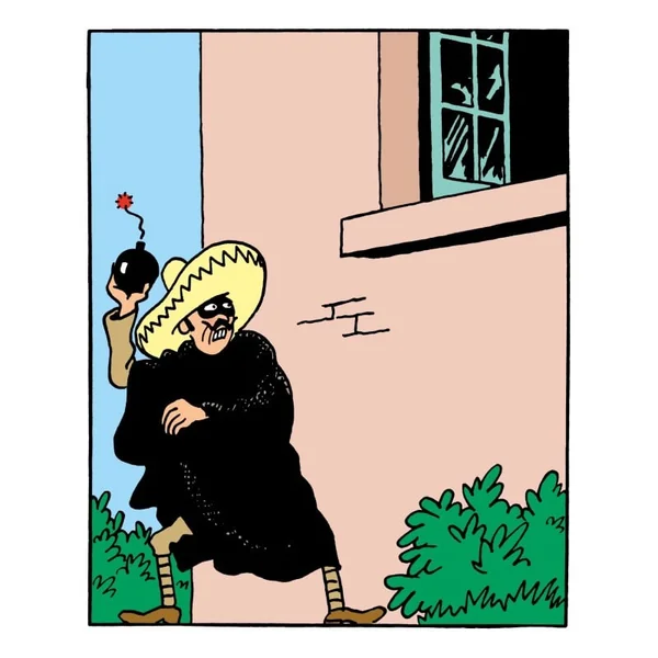 Figurine Tintin: Le caporal Diaz terroriste maladroit Tintinimaginatio 2025 (42258)