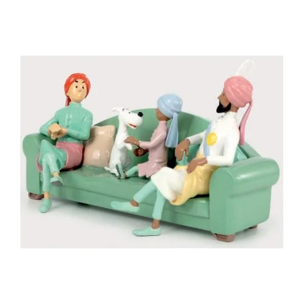 Figurine Tintin scène du divan Les Cigares du Pharaon Tintinimaginatio 2024 (29263)
