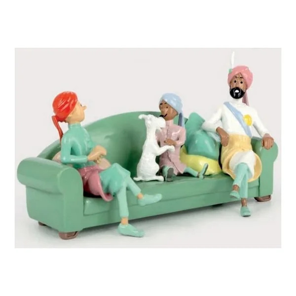 Figurine Tintin scène du divan Les Cigares du Pharaon Tintinimaginatio 2024 (29263)