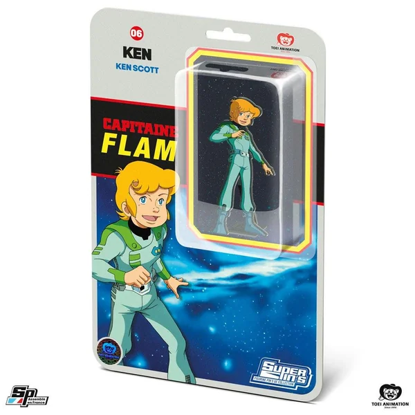 Figurine/Pin's Capitaine Flam Ken en blister card SP Collections 2023