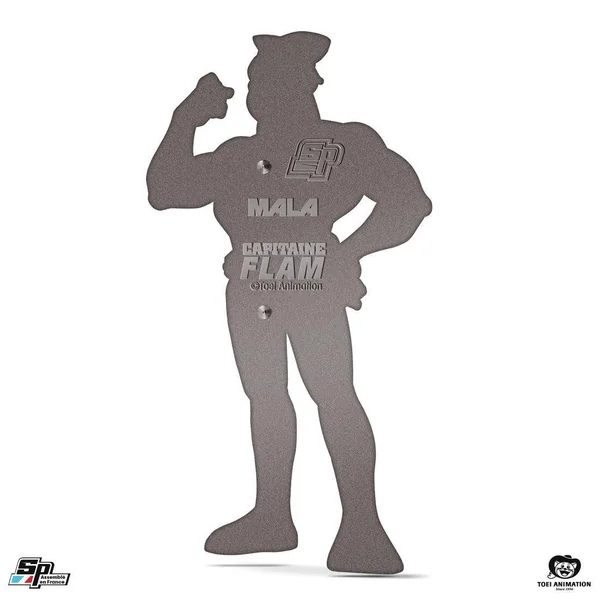 Figurine/Pin's Capitaine Flam Mala en blister card SP Collections 2023