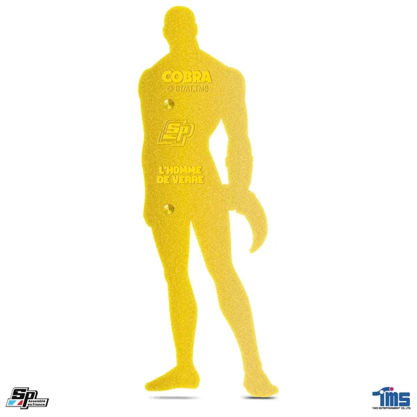 Figurine/Pin's Cobra L'homme de verre en blister card SP Collections 2024