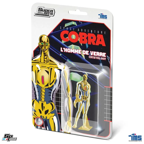 Figurine/Pin's Cobra L'homme de verre en blister card SP Collections 2024