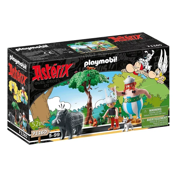 Figurines Playmobil Astérix, La chasse au sanglier 71160