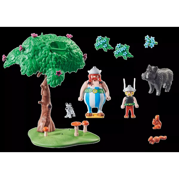 Figurines Playmobil Astérix, La chasse au sanglier 71160
