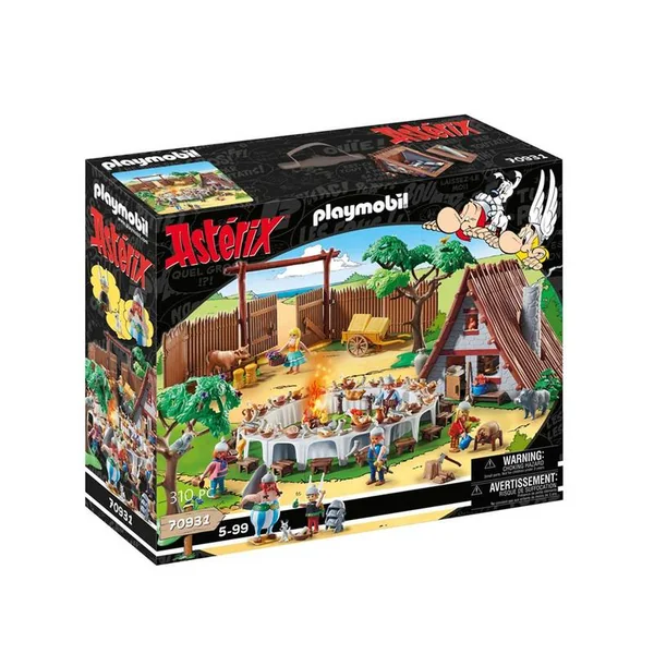 Figurines Playmobil Astérix, la hutte d'Abraracourcix 70932