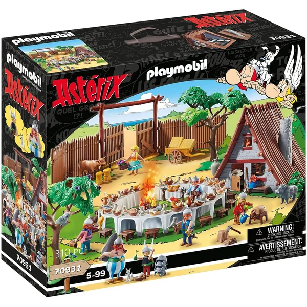 Figurines Playmobil Astérix, le banquet du village 70931