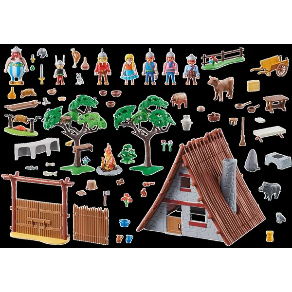 Figurines Playmobil Astérix, le banquet du village 70931