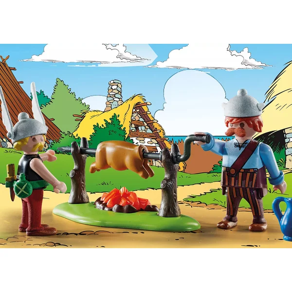 Figurines Playmobil Astérix, le banquet du village 70931