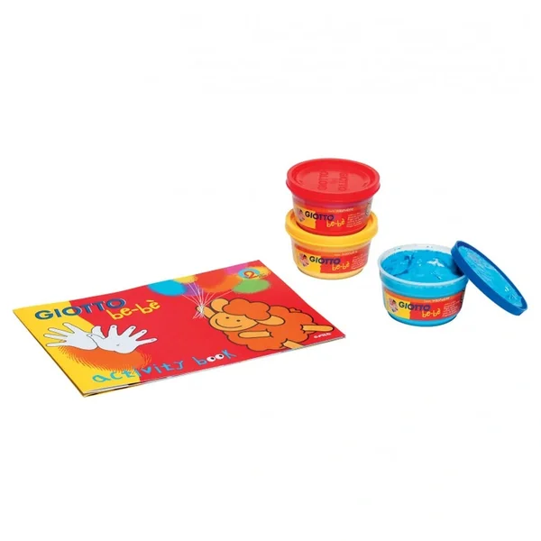 FILA - Arts & Crafts - Giotto be-bè Super Finger Paint Set - Safe Washable - 2+ Yrs