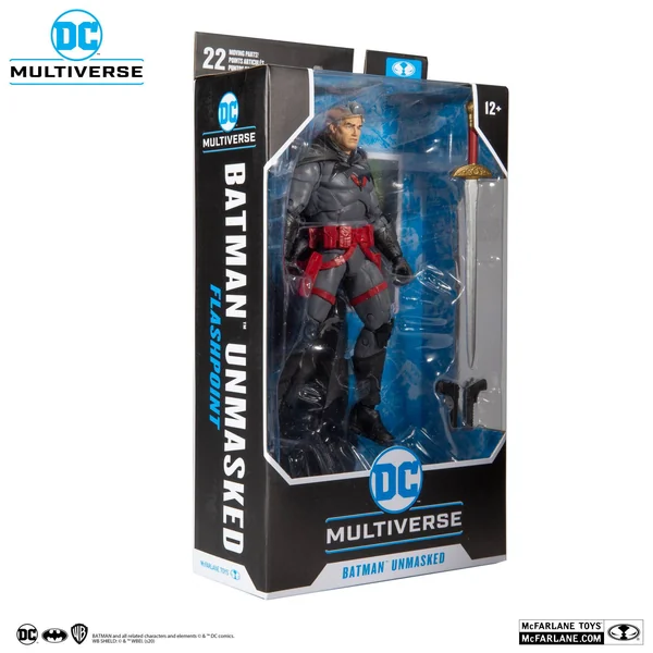 Flashpoint Batman unmasked figurine DC Multiverse McFarlane Toys 18 cm