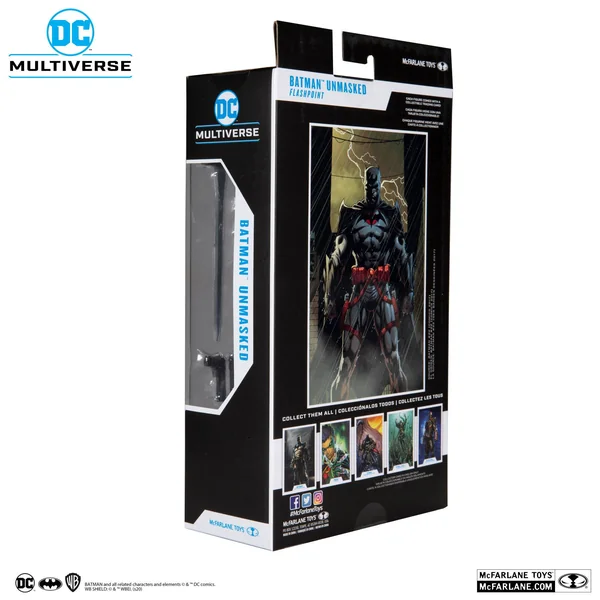 Flashpoint Batman unmasked figurine DC Multiverse McFarlane Toys 18 cm