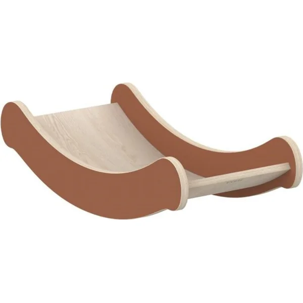 Flexa Planche d'équilibre en bois pour enfants rouge Play