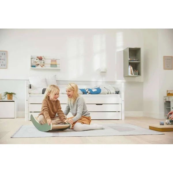 Flexa Planche d'équilibre en bois pour enfants rouge Play