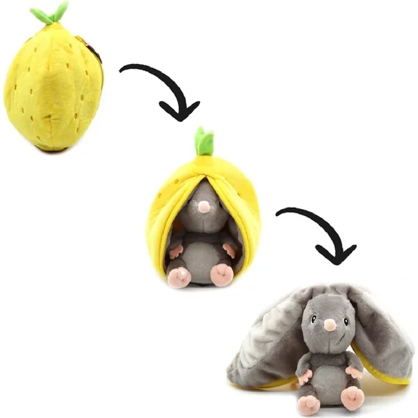 FLIPETZ 2v1 Souris en peluche / citron - Rocket