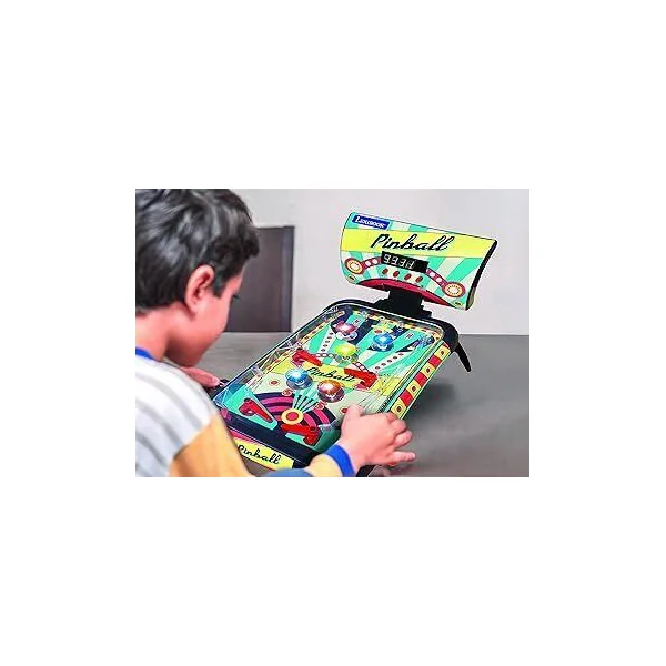 FLIPPER ELECTRONIQUE DE TABLE AVEC UN SUPERBE DESIGN, DES SONS, DES LUMIERES ET UN AFFICHAGE DU SCORE SUR ECRAN POUR JOUER SEUL OU DEFIER VOS AMIS.