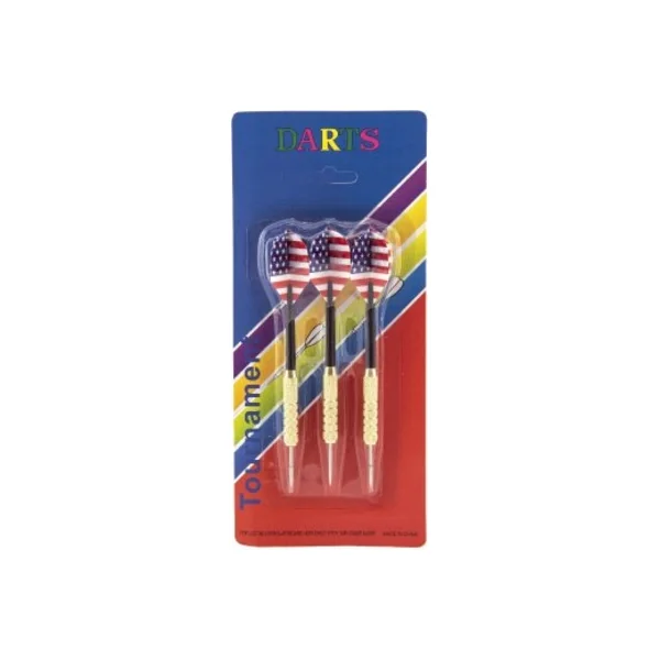 Fléchettes avec pointe en métal 15cm métal/plastique 3 pcs