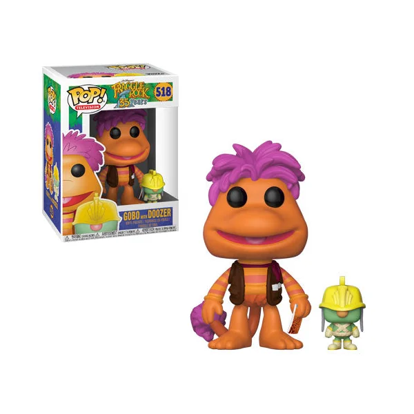 FRAGGLE ROCK: GOBO WITH DOOZER, FUNKO POP! TELEVISION #518 - figurine vinyl 10 cm