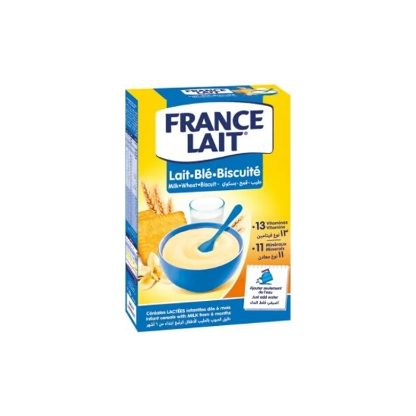 France Lait Céréale lactée au blé biscuits 250g