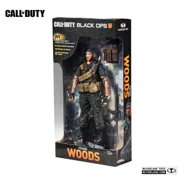 FRANK WOODS FIGURINE CALL OF DUTY BLACK OPS 4 McFARLANE TOYS 15 CM