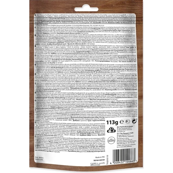 Friandise 8in1 Triple Flavour aile à mâcher 6pcs