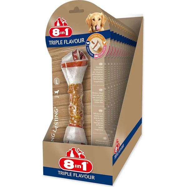 Friandise 8in1 Triple Flavour os à mâcher L