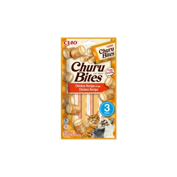 Friandise Churu Bites enrobe poulet 3x10g