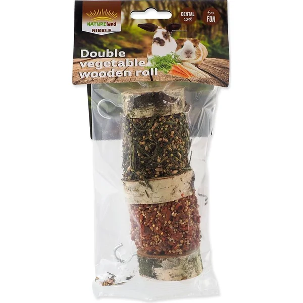 Friandise Nature Land Nibble cylindre deux types de légumes 160g