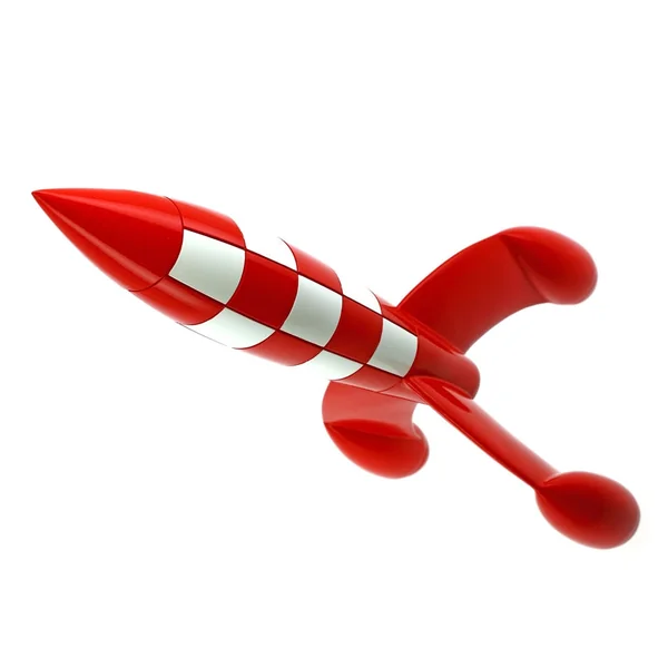 Fusée Tintin 30 cm, réplique en résine, Tintinimaginatio (46949)