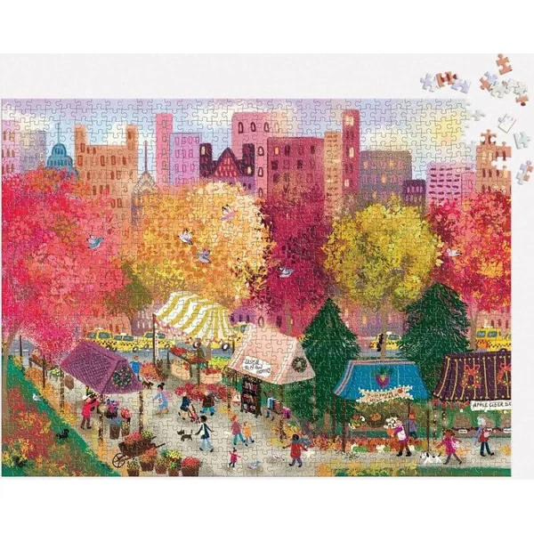Galison Puzzle Automne au Marché Municipal 1000 pièces