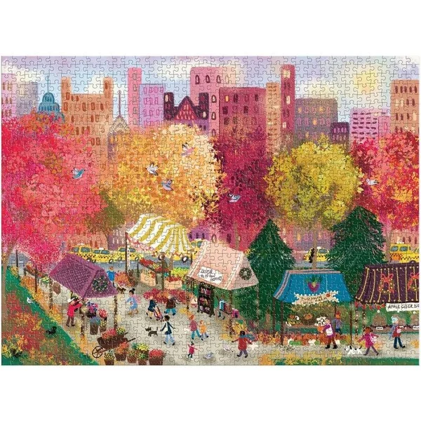 Galison Puzzle Automne au Marché Municipal 1000 pièces