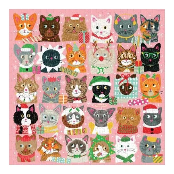 Galison Puzzle Chats Festifs 500 pièces