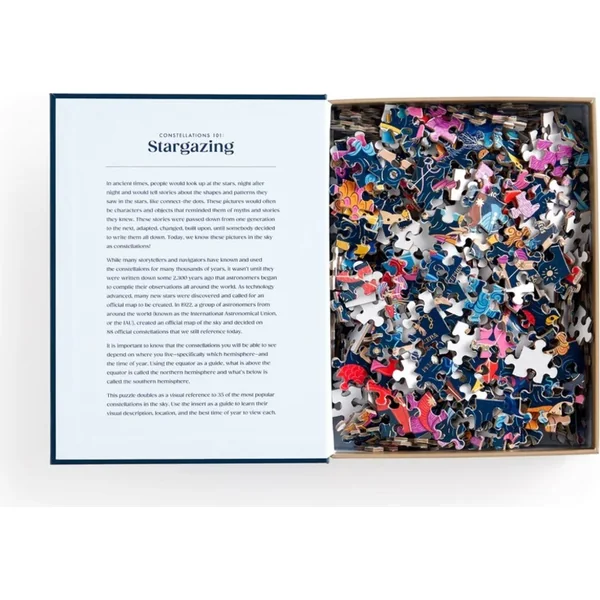 Galison Puzzle Constellation du zodiaque 500 pièces